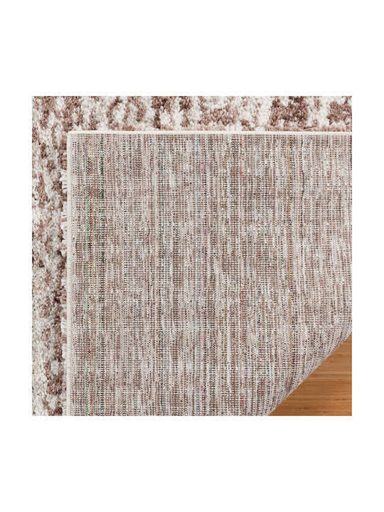 Saray Home Moroccan Thom Abstract Covor Rectangular Shaggy Ceramic / Ivory