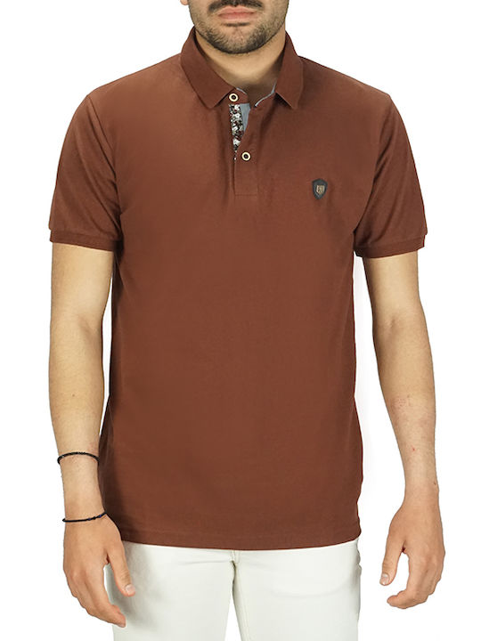Polo Short Sleeve Blouse Brown