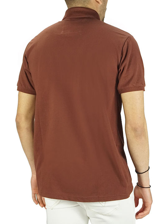 Polo Short Sleeve Blouse Brown