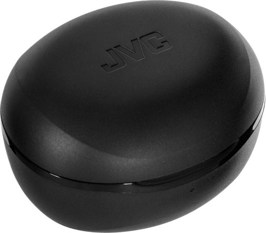 JVC Gumy Mini HA-A6T In-ear Bluetooth Handsfree Ακουστικά με Αντοχή στον Ιδρώτα και Θήκη Φόρτισης Μαύρα