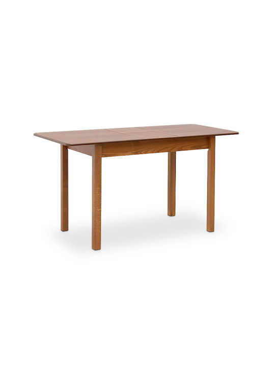 Bergen Tisch Speisesaal Ausziehbar aus Massivholz Walnuss 120(+30)x68x77cm