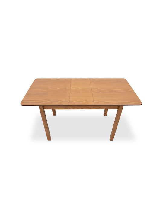 Bergen Tisch Speisesaal Ausziehbar aus Massivholz Walnuss 120(+30)x68x77cm