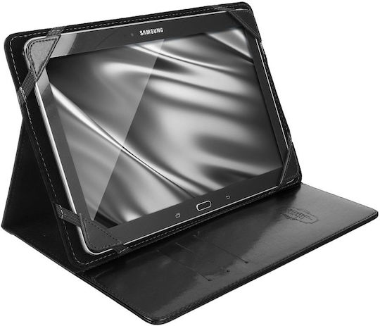 Blun universal Flip Cover Μαύρη (Universal 12.4")