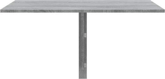 Sonoma Folding Wooden Grey Kitchen Table 100x60x56cm