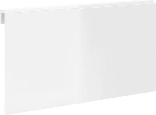 Плъзгаща Се Бяла Дървена Маса За Кухня 100x60x56см
