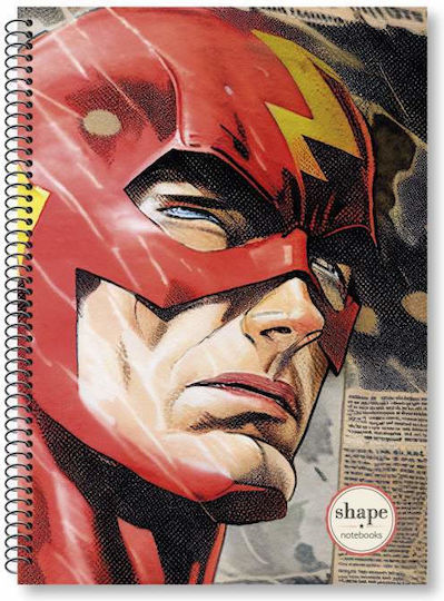 Shape Notebooks Спирал Тетрадка На райета B5 2 Теми Heroes 1бр (Различни дизайни/цветове)