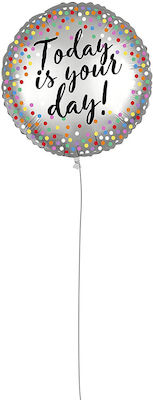 Balloon Foil Birthday-Celebration Gray 46cm