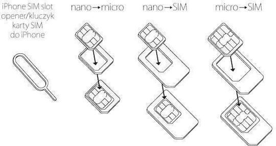 Forever Nano SIM Adapter in White color