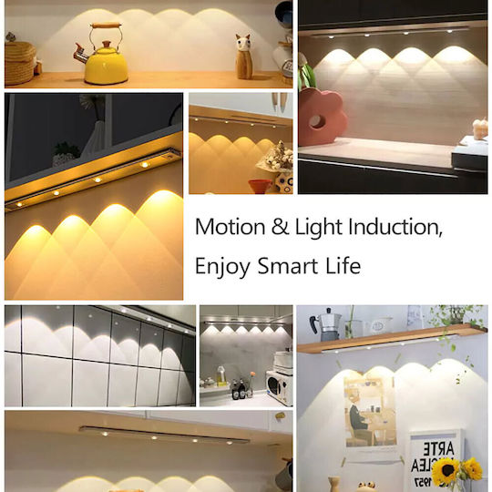 Under-Cabinet LED Light Cool White with Motion Sensor 30cm