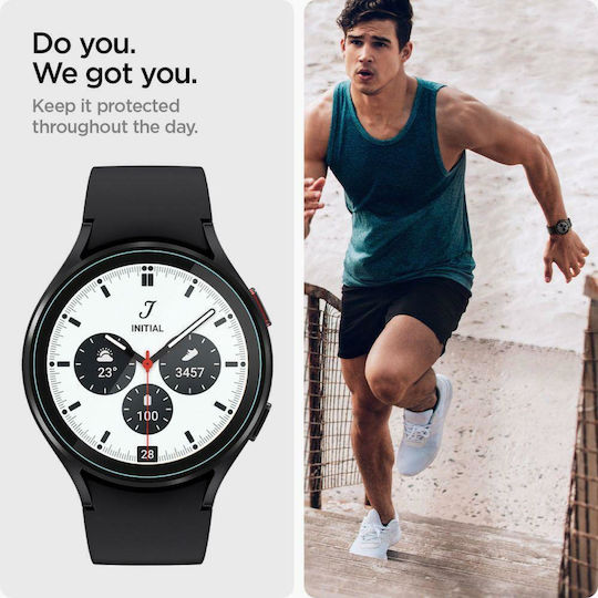 Spigen EZ Fit Tempered Glass for the Galaxy Watch 5 Pro 45mm 2pcs AGL05346