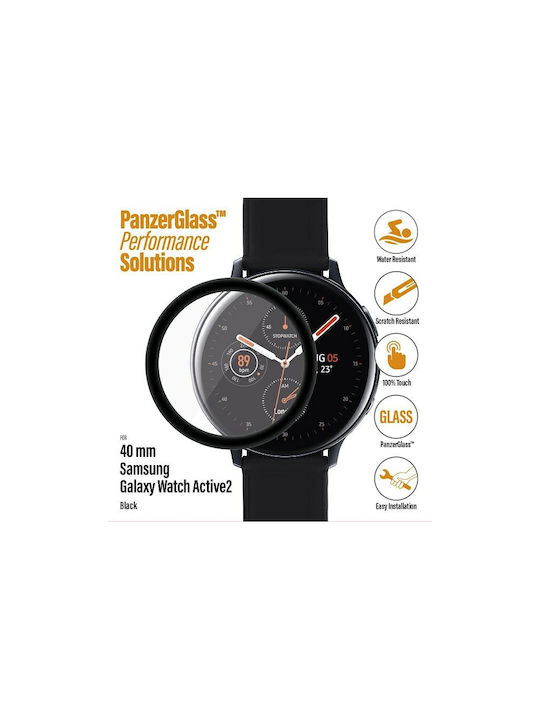 PanzerGlass 3D Vollflächig gehärtetes Glas für Galaxy Watch Active 2 40mm