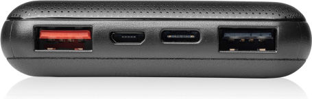 Naxius NXPBNW-CX102 Power Bank 10000mAh 22.5W με 2 Θύρες USB-A Quick Charge 3.0 Μαύρο