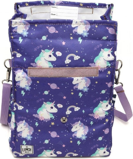 The Lunch Bags Kids School Insulated Hand Lunch Bag 5lt Unicorn Unicorns 21 x 16 x 24cm