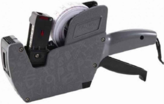 Deli Mechanical 1 Row Portable Label Maker Gray 231.