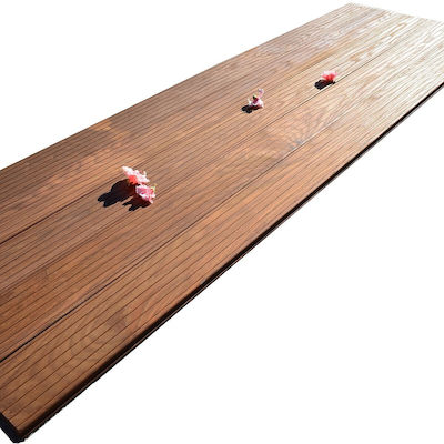 Showood Thermo Ash Wood Plank for Garden Flooring 11x2cm