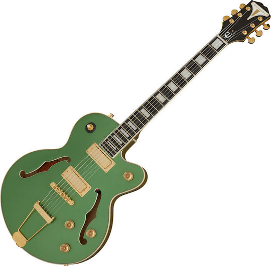 Epiphone Uptown Kat ES Ηλεκτρική Κιθάρα Semiacoustic με HH Διάταξη Μαγνητών Emerald Green Metallic