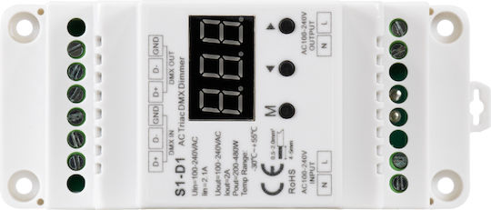 GloboStar SKYDANCE Dimmer Wall Mounted Dimmer 70672