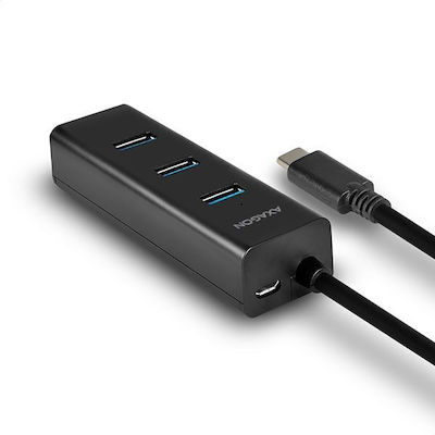 Axagon USB 3.0 4 Port Hub with USB-C Connection