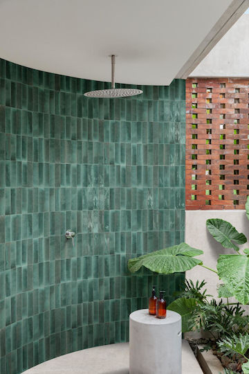 Marazzi Плочка Порцеланов Сияен 24x6см Син