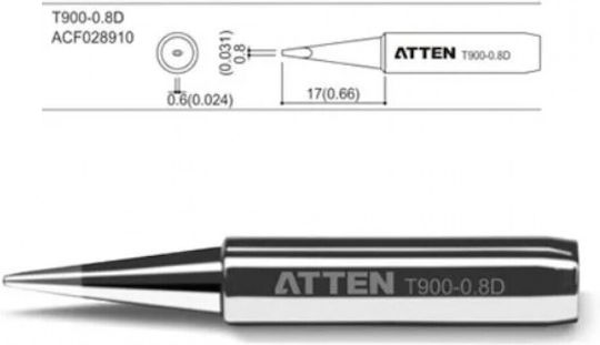 ATTEN Паялна дюза T900-0.8D
