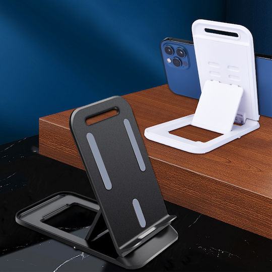 Hurtel Universal Foldable Βάση Γραφείου για Κινητό σε Μαύρο χρώμα