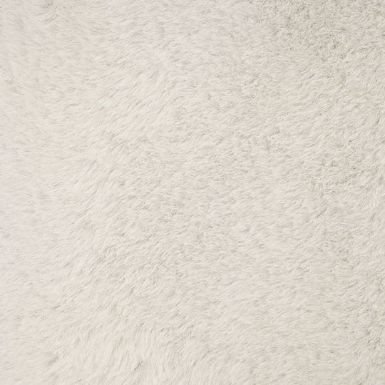 Taburet cu Spațiu de Depozitare Tapițat cu Țesătură Bouclé Ezzio Alb 76x38x38 cm