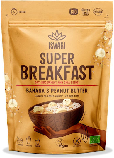 Iswari Bio Γκρανόλα Banana & Peanut Butter 360gr