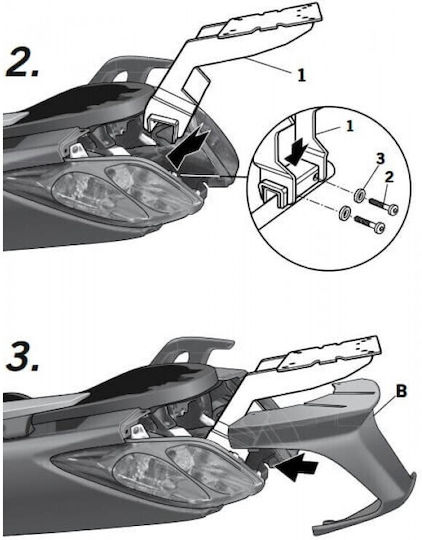 Shad Монтиране на калъфи за Yamaha X-MAX