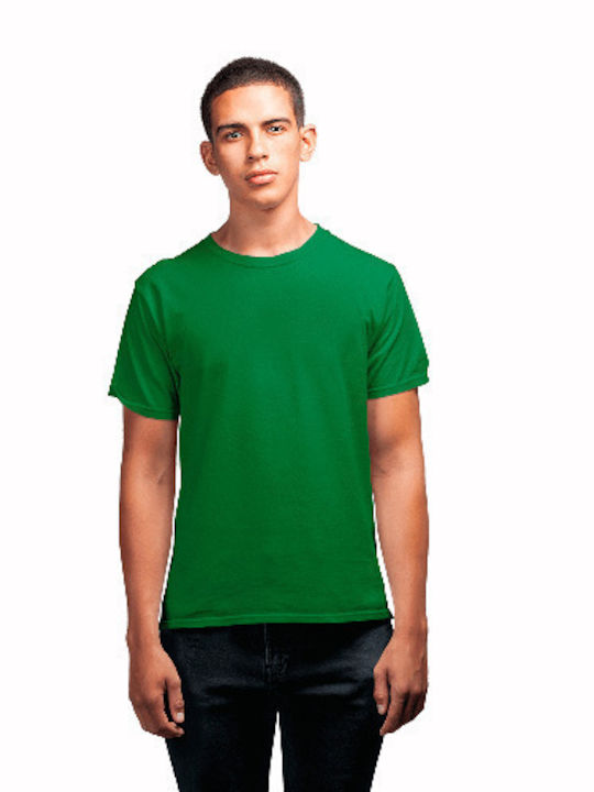 Bodymove T-shirt Bărbătesc cu Mânecă Scurtă Verde