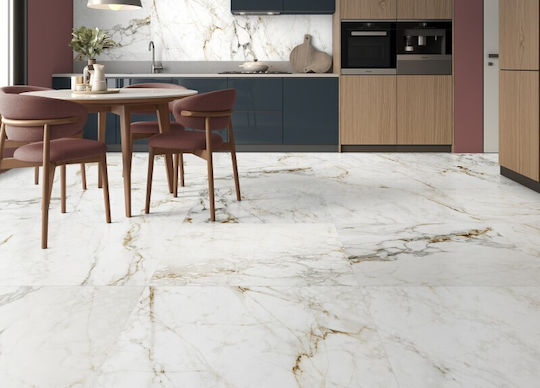 Halcon Ceramics Плочка За под На закрито Порцеланов Матов 100x100см Бял