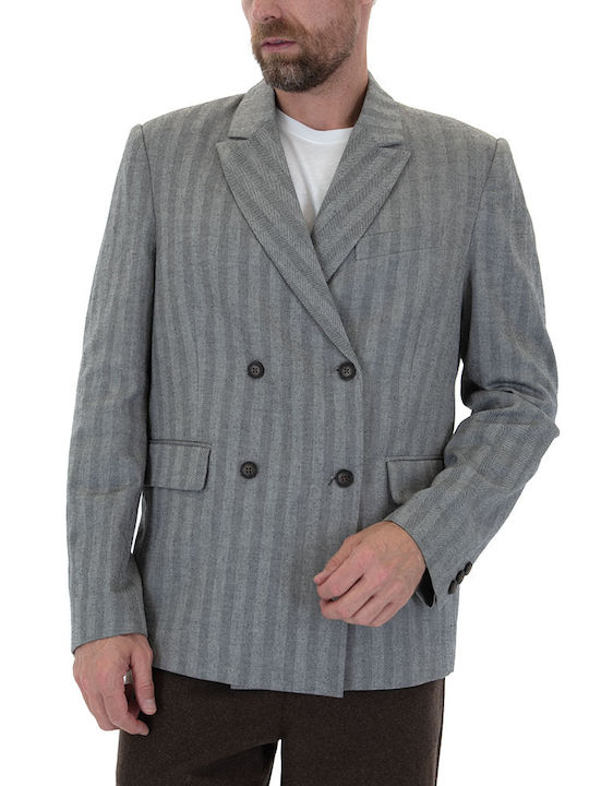 Les Deux Men's Suit Jacket Gray