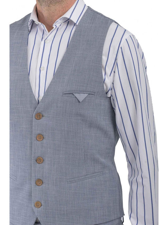 Modena Men's Vest Light Blue