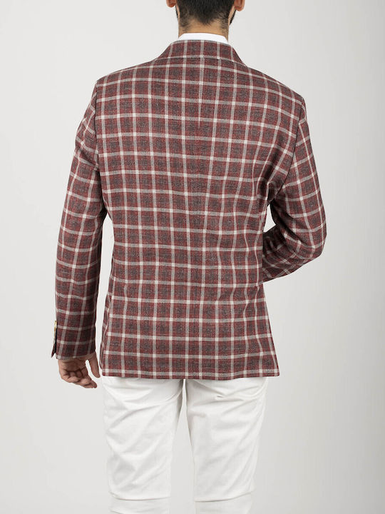 Men's Winter Suit Jacket Red
