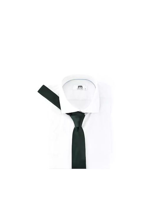 Venturi Cravată pentru Bărbați Monocromie în Culorea Verde