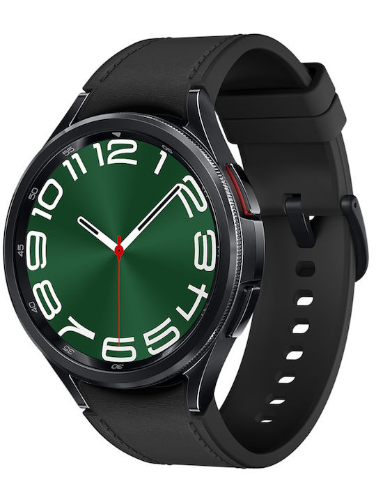 Samsung Galaxy Watch6 Classic Bluetooth Oțel inoxidabil 47mm Rezistent la apă cu pulsometru (Negru)
