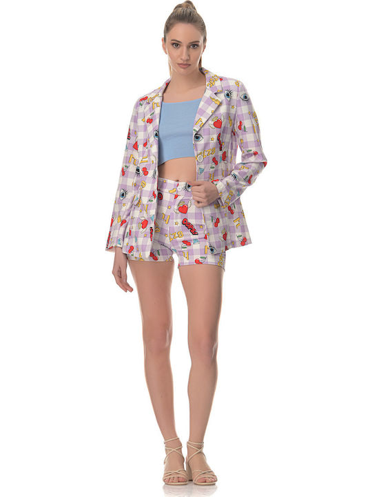 Sushi's Closet Γυναικείο Σακάκι Μωβ