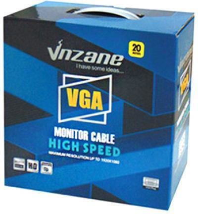 Autonics Cable VGA male - VGA male Μαύρο 20m (04.001.0397)
