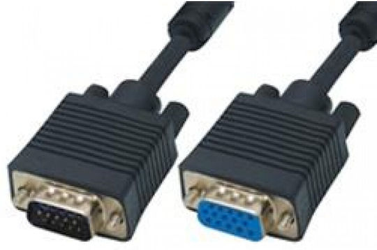 Valueline Cablu VGA - VGA femelă Negru 10m (VLCP59100B10.00)