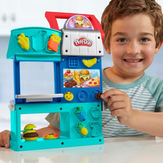Hasbro Play-Doh Plasticine Game Kitchen Creations Busy Chef's Restaurant for 3+ Years 5pcs