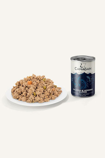 Canagan Herring Supper Υγρή Τροφή Σκύλων σε Κονσέρβα με Σολομό χωρίς Σιτηρά 400gr
