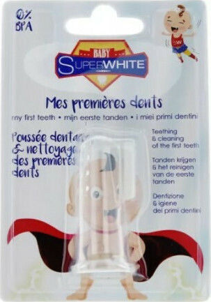 Superwhite Baby Toothbrush Finger for 0m+ Transparent