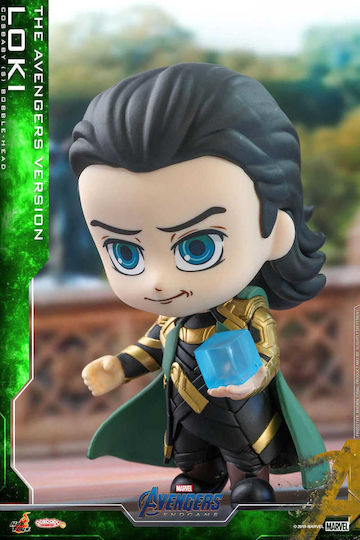 Hot Toys Avengers Loki Prisoner Version Endgame Cosbaby Collectible Figure Height 10cm in 1:6 Scale