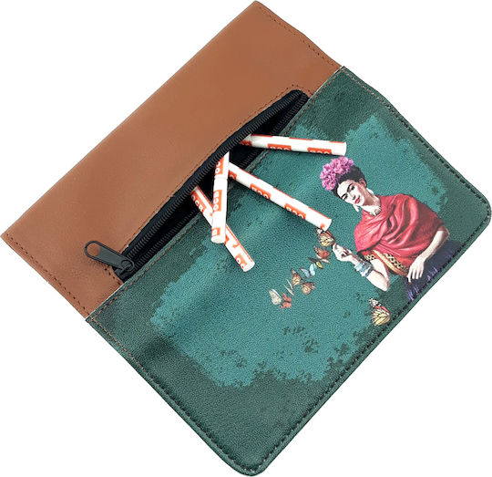 Pera Tobacco Pouch Frida With Magnetic Clasp 16x7.5cm Multicolour