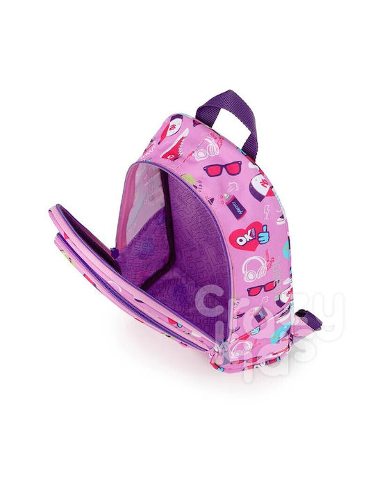 Gabol Roller School Backpack Kindergarten Pink