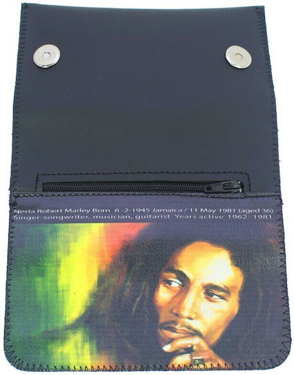 PO.S Robert Marley Тютюнева чанта с магнитно закопчаване 15x7.5см.