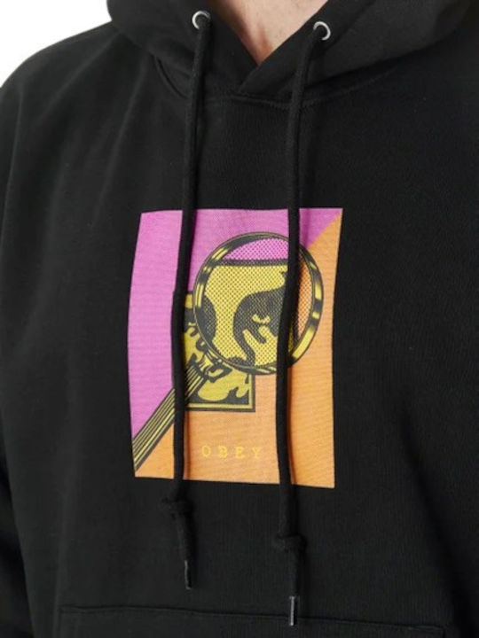 Maginity Sweatshirt mit Kapuze Schwarz