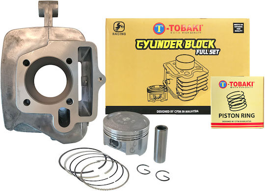 Tobaki Motorcycle Pistons & Cylinders Set 56mm for Triumph Daytona