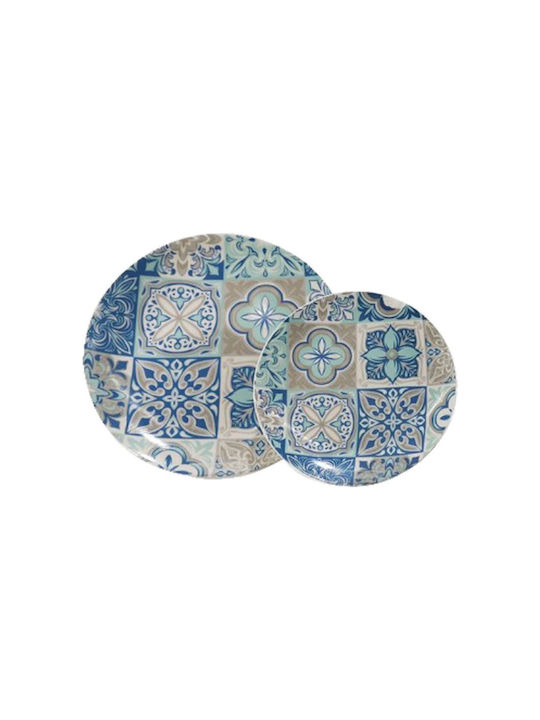 ArteLibre Azulejos Σερβίτσιο Πιάτων από Πορσελάνη Πολύχρωμο 18τμχ