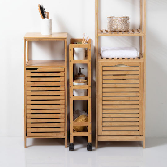 5Five Wooden Kitchen Trolley 3 Tiers Brown 36x15x74.4cm