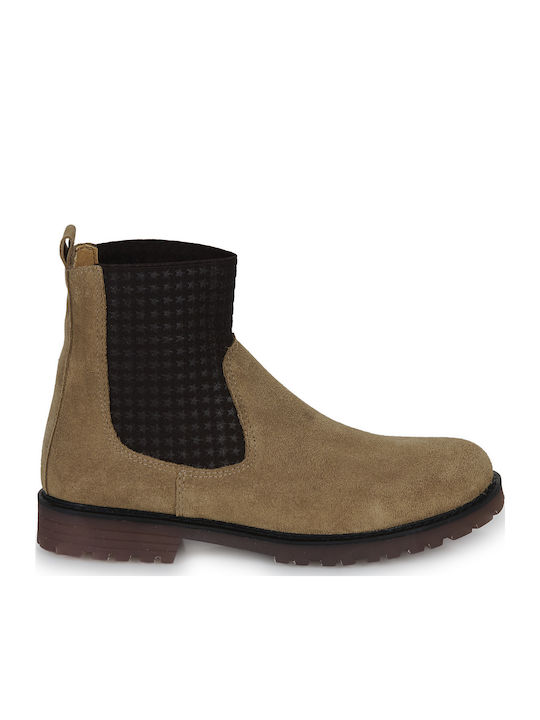 Suede Παιδικές Μπότες Καφέ